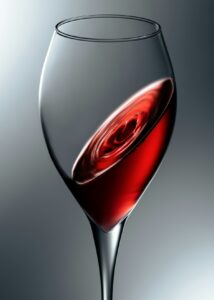 Wine tasting glass representing heritage brand positioning for attracting modern younger demographics