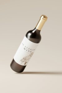 Premium wine bottle representing a boutique winery commanding full price with waiting lists