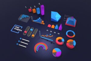 Performance metrics dashboard business data analytics