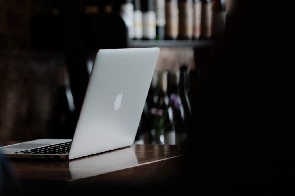 Digital marketing strategy team with laptops
