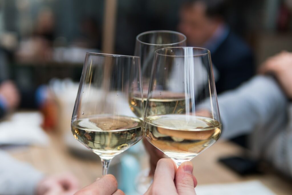 Wine glass representing subscriber engagement and loyalty