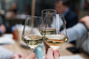 Wine glass representing subscriber engagement and loyalty