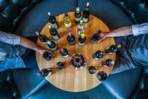 winery team tasting room