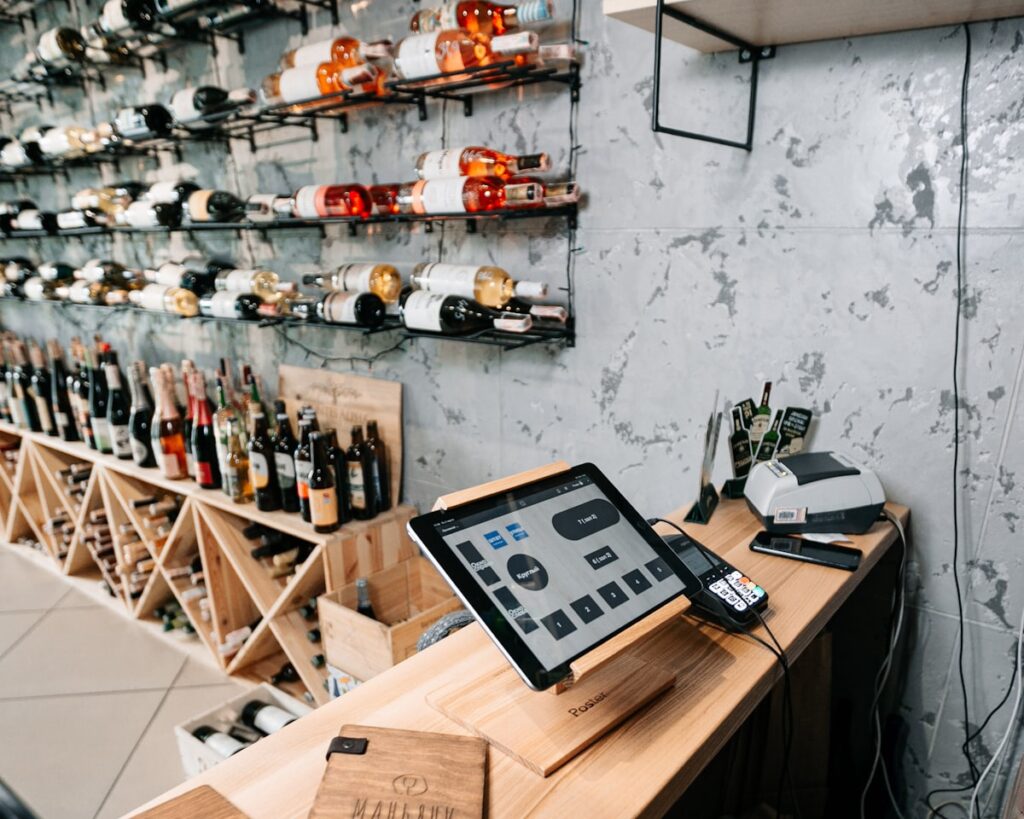 Wine shop tablet POS system unified member view omnichannel