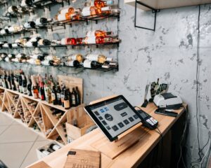 Wine shop tablet POS system unified member view omnichannel