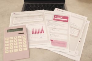 Winery finance spreadsheet showing DTC revenue attribution reporting